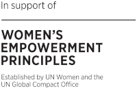 In support of Women's Empowerment principles