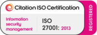 Information security management ISO badge