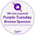 Purple Tuesday Bronze Sponsor award logo